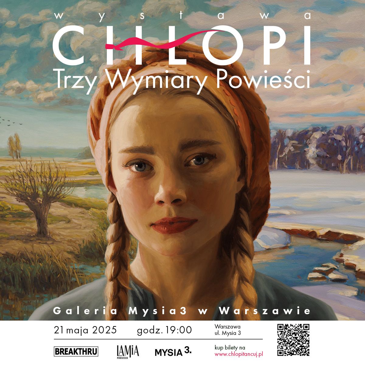 „Chłopi. Trzy Wymiary Powieści” wystawa obrazów w Galerii Mysia 3 w Warszawie
